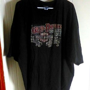 Harley Davidson. 5xL black T-shirt